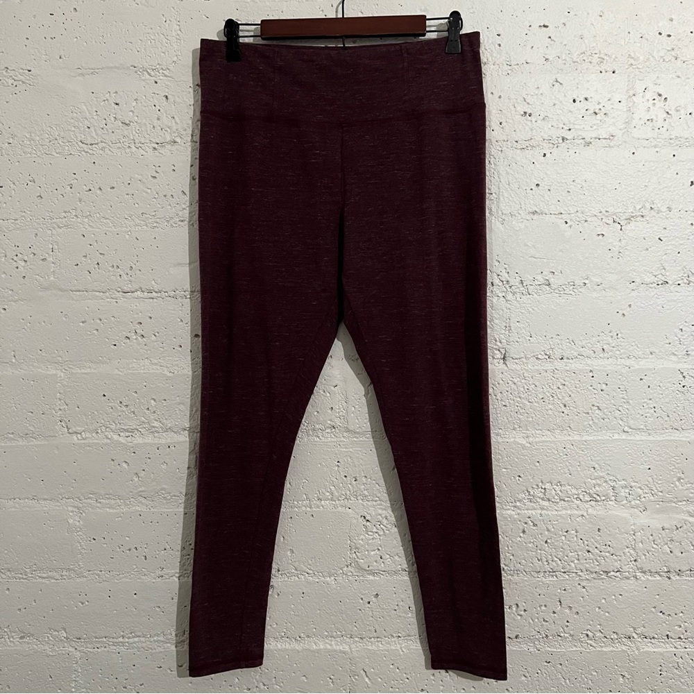 5/$25 Aeropostale Live Love Dream Leggings XL Red Heathered Stretch AP16
